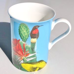 Scarlet-Chested Sunbird On Stechcol China Cup By Coastline Imports Single cup